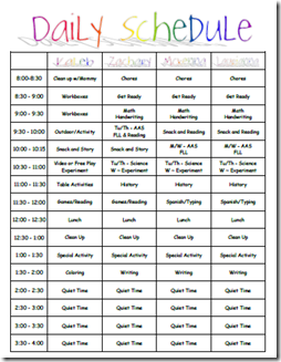 chore checklist template